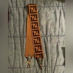 Fendi Zucca print woven shoulder strap